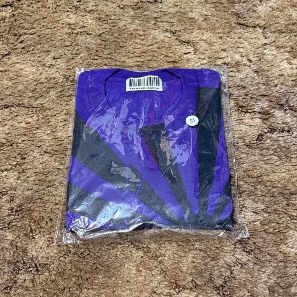Kim Krueger KK Allen Print T-Shirt Purple Medium